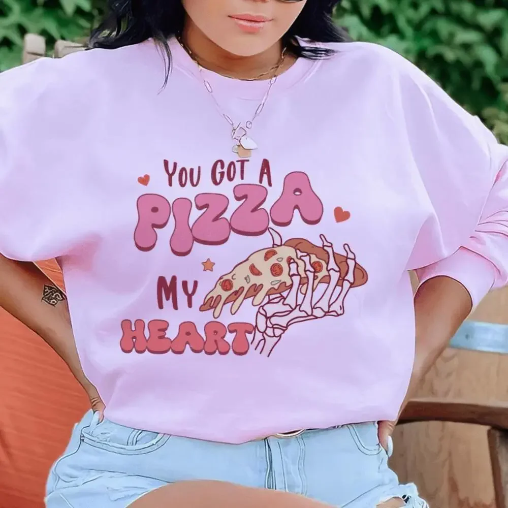 Foodie Love 'You Got a Pizza My Heart' Sweatshirt - Picture 1 of 8